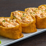 Inari and Lobster Salad Gunkan <br /> 香甜稻荷和龙虾沙拉军舰 