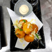 Prawn and Chorizo Arancini Balls <br /> 鲜虾腊肠焗饭球   